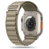 Akcesoria do smartwatchy - Pasek TECH-PROTECT Nylon Pro do Apple Watch 4/5/6/7/8/9/SE/Ultra (42/44/45/49mm) Oliwkowy - miniaturka - grafika 1