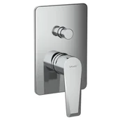 Baterie wannowe i prysznicowe - Bateria wannowo-prysznicowa podtynkowa Valvex Esto chrom połysk 2414250 - miniaturka - grafika 1