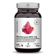 Leki dla diabetyków - Aura Herbals Aura Herbals Berberyna 500 mg - 60 kapsułek - miniaturka - grafika 1