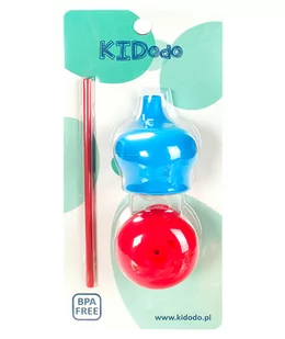 KIDodo KIDodo - Zestaw Silikonowych Nakładek na Kubki, Niebieska + Czerwona, 9m+ - Akcesoria do karmienia KIDodo KIDodo - Zestaw Silikonowych Nakładek na Kubki, Niebieska + Czerwona, 9m+ - Akcesoria do karmienia - miniaturka - grafika 1