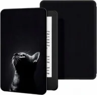 Etui do czytników e-book - Pokrowiec Pan i Pani Gadżet Etui do Amazon Kindle 4 Czarny Kot - miniaturka - grafika 1