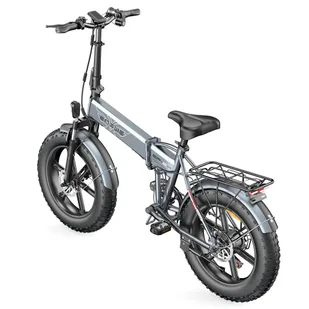 Engwe EP-2 Pro 20-calowe grube opony, silnik 250W, bateria 13Ah, maks. prędkość 35km/h - szary - Rowery elektryczne - miniaturka - grafika 3