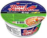 Kuchnie świata - Nongshim Zupa instant Bowl Noodle Hot & Spicy o smaku rosołu wołowego 86g - Nongshim 1284-uniw - miniaturka - grafika 1