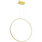 Lampy sufitowe - SOLLUX LIGHTING Lampa wisząca RIO 78 złota LED 4000K TH.140 - miniaturka - grafika 1