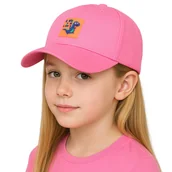 Czapki dla dzieci - Czapka z daszkiem bejsbolówka dziecięca dzieci KIDS DINO różowa - miniaturka - grafika 1