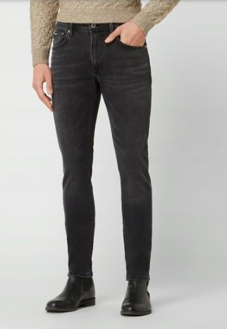 Pepe Jeans Spodnie Czarne Na Zamek 30/32 P9A