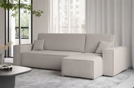 Narożniki - Sofa w kształcie L BEST narożnik tkanina Abriamo ciemnobeżowy prawy - miniaturka - grafika 1