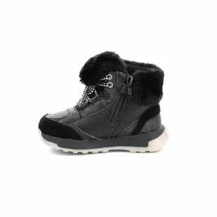 Botki dziewczęce KICKERS KICKFLUFFY - Botki damskie - miniaturka - grafika 2