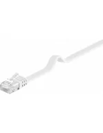 Patchcordy - Goobay Kabel LAN RJ45 95152 U/UTP CAT 6 2 m biały - miniaturka - grafika 1