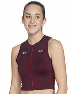 Koszulki i topy damskie - Reebok SH Performance Tank Top bez rękawów, damski, granatowy wielokolorowa granatowo-czerwony M FU2497 - miniaturka - grafika 1