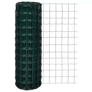vidaXL Siatka euro Płot 25 x 1,2 (100 100 mm) - Ogrodzenia - miniaturka - grafika 1