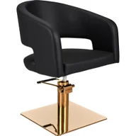 Fotele fryzjerskie - Profesjonalny Fotel Fryzjerski Ayala Zoe Rodzaj podstawy: Kwadrat Złoty - miniaturka - grafika 1