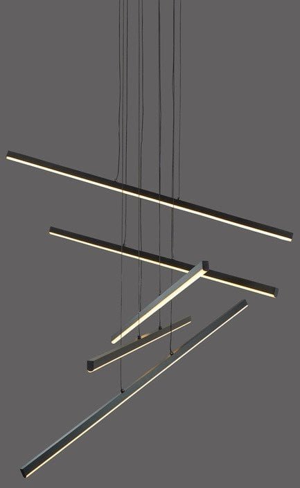 PENDANT LED LIGHT SIBIU 60W 4000K BLACK