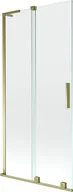 Parawany nawannowe - Mexen Velar L parawan nawannowy 2-skrzydłowy rozsuwany 90 x 150 cm, transparent, złoty - 896-090-003-01-50 - miniaturka - grafika 1