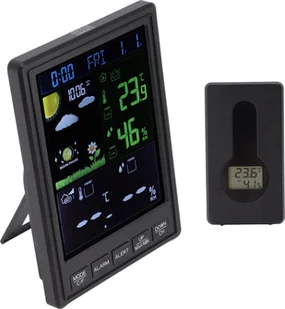 Stacje pogodowe bezprzewodowe wewnętrzne zewnętrzne zewnętrzne czarny 3-kanałowy regulowany podświetlany zegar termometr do domu - Stacje pogodowe Stacje pogodowe bezprzewodowe wewnętrzne zewnętrzne zewnętrzne czarny 3-kanałowy regulowany podświetlany zegar termometr do domu - Stacje pogodowe - miniaturka - grafika 1