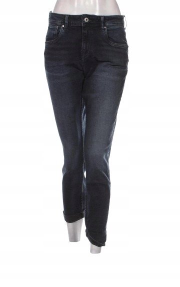 Pepe Jeans Granatowe Spodnie Jeansy Proste 30 P9C