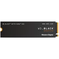 Dyski SSD - WD Black SN770 M.2 PCIe 4.0 NVMe SSD - 500GB WDS500G3X0E - miniaturka - grafika 1