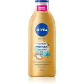 Balsamy i kremy do ciała - NIVEA Winter Moment odżywcze mleczko do ciała z masłem shea 400 ml - miniaturka - grafika 1