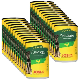 JOSERA JOSIDOG KURCZAK W SOSIE - MOKRA KARMA DLA PSA – 24x415G - Mokra karma dla psów - miniaturka - grafika 1