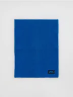 Apaszki i szaliki damskie - Reserved - Komin z naszywką - niebieski - miniaturka - grafika 1