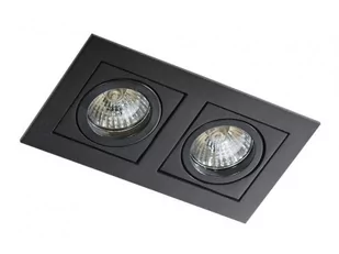Azzardo Oświetlenie Lampa Wpust PACO 2 Czarny (GM2201 BK) Downlight - Lampy sufitowe - miniaturka - grafika 1