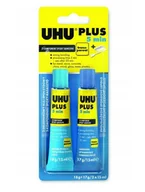 Akcesoria i części modelarskie - UHU Klej Plus Quick set 5 min 2x10ml 37555 - miniaturka - grafika 1