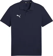 Koszulki męskie - Puma Koszulka męska Puma Team Goal Casuals Polo granatowa 658605 06 M - miniaturka - grafika 1