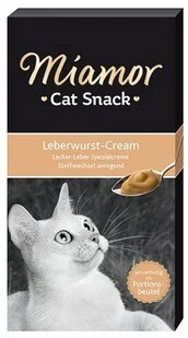 Miamor Cat Confect Leberwurst Cream 6x15g MS_8747 - Suplementy i witaminy dla kotów - miniaturka - grafika 3