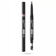 Akcesoria i kosmetyki do stylizacji brwi - PUPA Milano Full Eyebrow Pencil Kredka do brwi 002 Brown - miniaturka - grafika 1