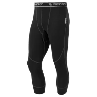 Męskie kalesony 3/4 Sensor Double Face Rozmiar: XL / Kolor: czarny - Bielizna sportowa męska - miniaturka - grafika 1