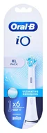 Końcówki do szczoteczek elektrycznych - Oral-B iO Ultimate Clean White końcówki do szczoteczki elektrycznej ORAL-B iO białe 6 sztuk - miniaturka - grafika 1