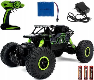 Samochód Zdalnie Sterowany Terenowy Auto Rc Monster Truck Napęd 4x4 Pilot - Zabawki zdalnie sterowane - miniaturka - grafika 1