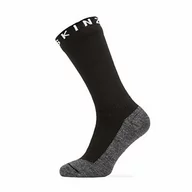 Skarpetki damskie - Sealskinz Sealskinz Waterproof Warm Weather Soft Touch Skarpetki, black/grey marl/white S | EU 36-38 2021 Skarpety turystyczne 11100059090110-S - miniaturka - grafika 1
