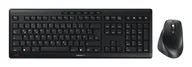 Zestawy myszka + klawiatura - CHERRY JD-8550DE-2 klawiatura Dołączona myszka Dom/Biuro RF Wireless QWERTZ Niemiecki Czarny - miniaturka - grafika 1