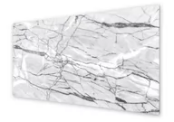 Dekoracje domu - Panel kuchenny HOMEPRINT Naturalny szary marmur 100x50 cm - miniaturka - grafika 1