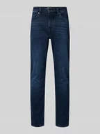 Spodnie męskie - Jeansy o kroju tapered fit z mieszanki bawełny model ‘ARIC’ - miniaturka - grafika 1