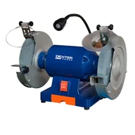 Szlifierki i polerki - Dexter Otwornica stołowa dwutarczowa 200 mm 400W - miniaturka - grafika 1