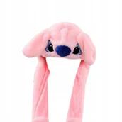 Czapki damskie - PLUSZOWA CZAPKA Z RUCHOMYMI USZAMI LILO STICH STITCH ŚWIECI CIEPŁA POLAROWA - miniaturka - grafika 1