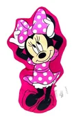Kołdry i poduszki dla dzieci - Poduszka Myszka Minnie Disney 33 x 18 cm - miniaturka - grafika 1