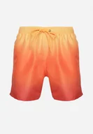 Kąpielówki męskie - Pomarańczowe Kąpielówki z Cieniowanym Wzorem Izantia - miniaturka - grafika 1