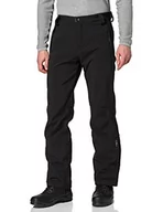 Odzież trekkingowa męska - CMP spodnie męskie typu softshell czarny czarny 25 - miniaturka - grafika 1