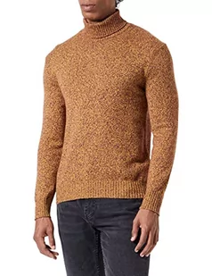 United Colors of Benetton sweter męski, Żółty i fioletowy 80 A, S - Swetry męskie - miniaturka - grafika 1