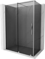 Kabiny prysznicowe - Mexen Velar kabina prysznicowa rozsuwana 160x85 cm, grafit, chrom - 871-160-085-41-01 - miniaturka - grafika 1