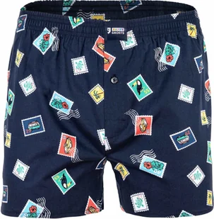 Happy Shorts Herren Web-Boxershorts - Amerykańskie bokserki w rozmiarze XL - Majtki męskie - miniaturka - grafika 1