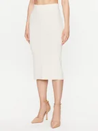 Spódnice - Vero Moda Spódnica ołówkowa 10297682 Beżowy Slim Fit - miniaturka - grafika 1