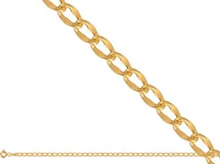 Złota bransoletka 585 splot pancerka pancer 18cm 0,70g - Bransoletki - miniaturka - grafika 1
