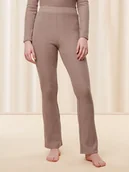 Spodnie damskie - Triumph Spodnie dzianinowe "Thermal MyWear" w kolorze szarym - miniaturka - grafika 1