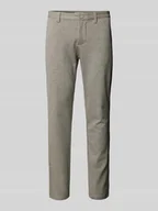 Spodnie męskie - Spodnie o kroju tapered fit ze szlufkami na pasek model ‘MARK’ - miniaturka - grafika 1