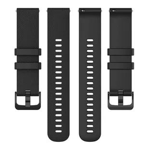 Pasek uniwersalny Alogy Strap z klamrą na smartwatch zegarek 18mm czarny - Akcesoria do smartwatchy - miniaturka - grafika 4
