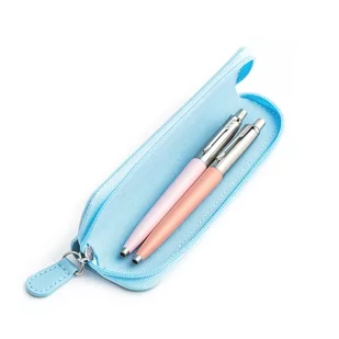 Zestaw prezentowy długopis Parker Jotter Originals Różowy i Pudrowy Róż z niebieskim etui - Zestawy piśmiennicze - miniaturka - grafika 1